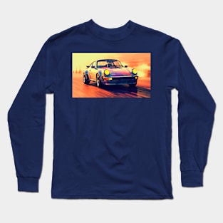 Porsche Pop Art Long Sleeve T-Shirt